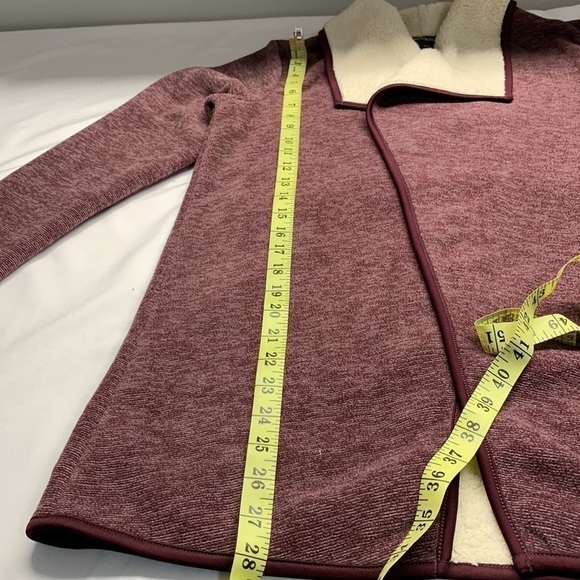 Nicole Miller Sherpa Lined Cardigan Size Small - Picture 8 of 8